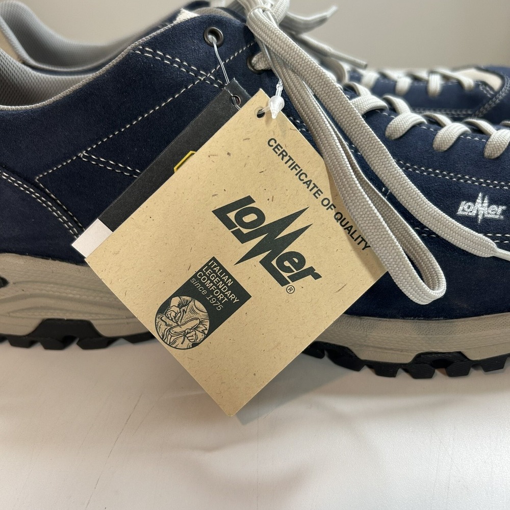 Lomer Maipos Mtx Suede Shoes Mens 14 Marine Blue Sneakers Outdoor Hiking View 5